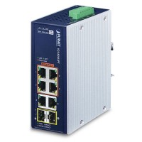 PLANET IGS-824UPT  Industrial 4-Port 10/100/1000T 802.3bt PoE + 2-Port 10/100/1000T + 2-Port 100/1000X SFP Gigabit Ethernet Switch
